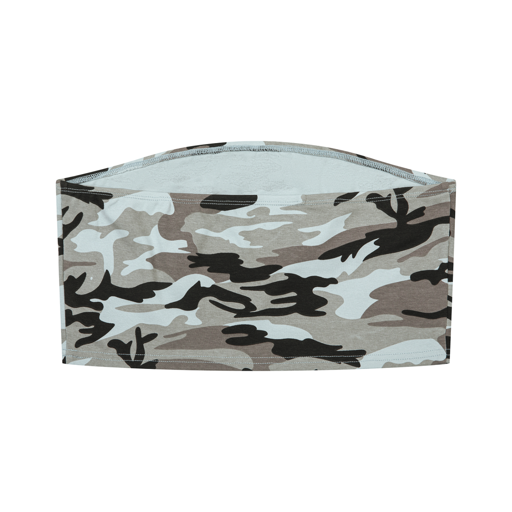 Kooter Kat Camo Cropped Tube Top