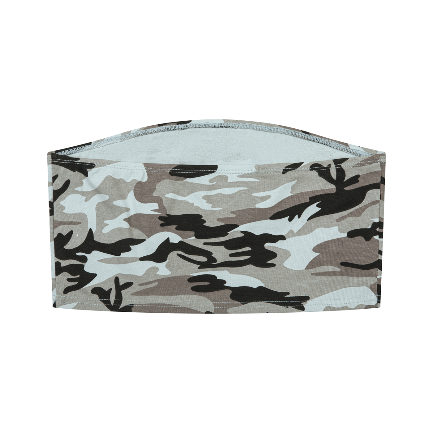 Kooter Kat Camo Cropped Tube Top