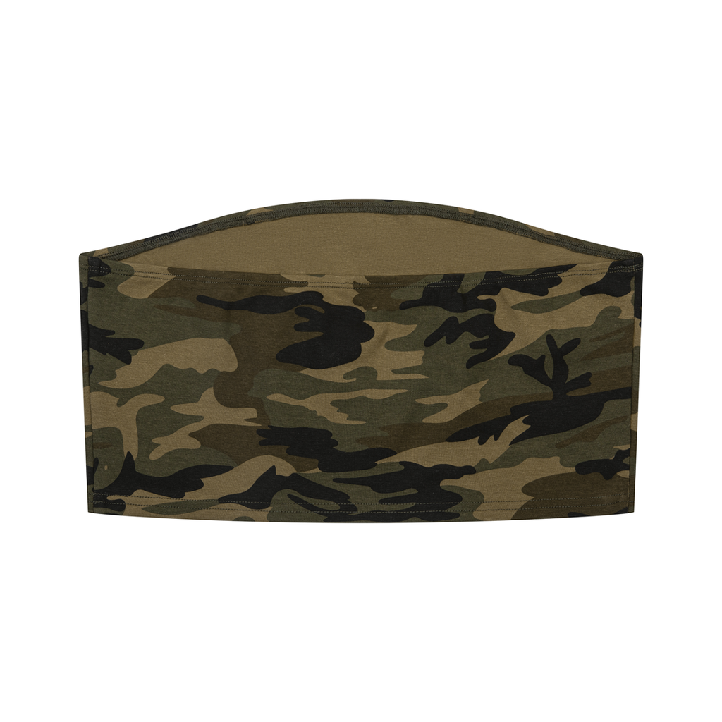 Kooter Kat Camo Cropped Tube Top