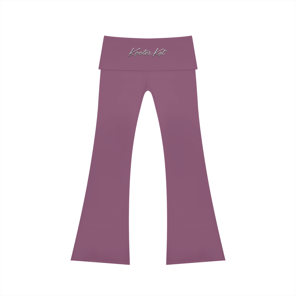 Kooter Kat  High Rise Flared Yoga Pants