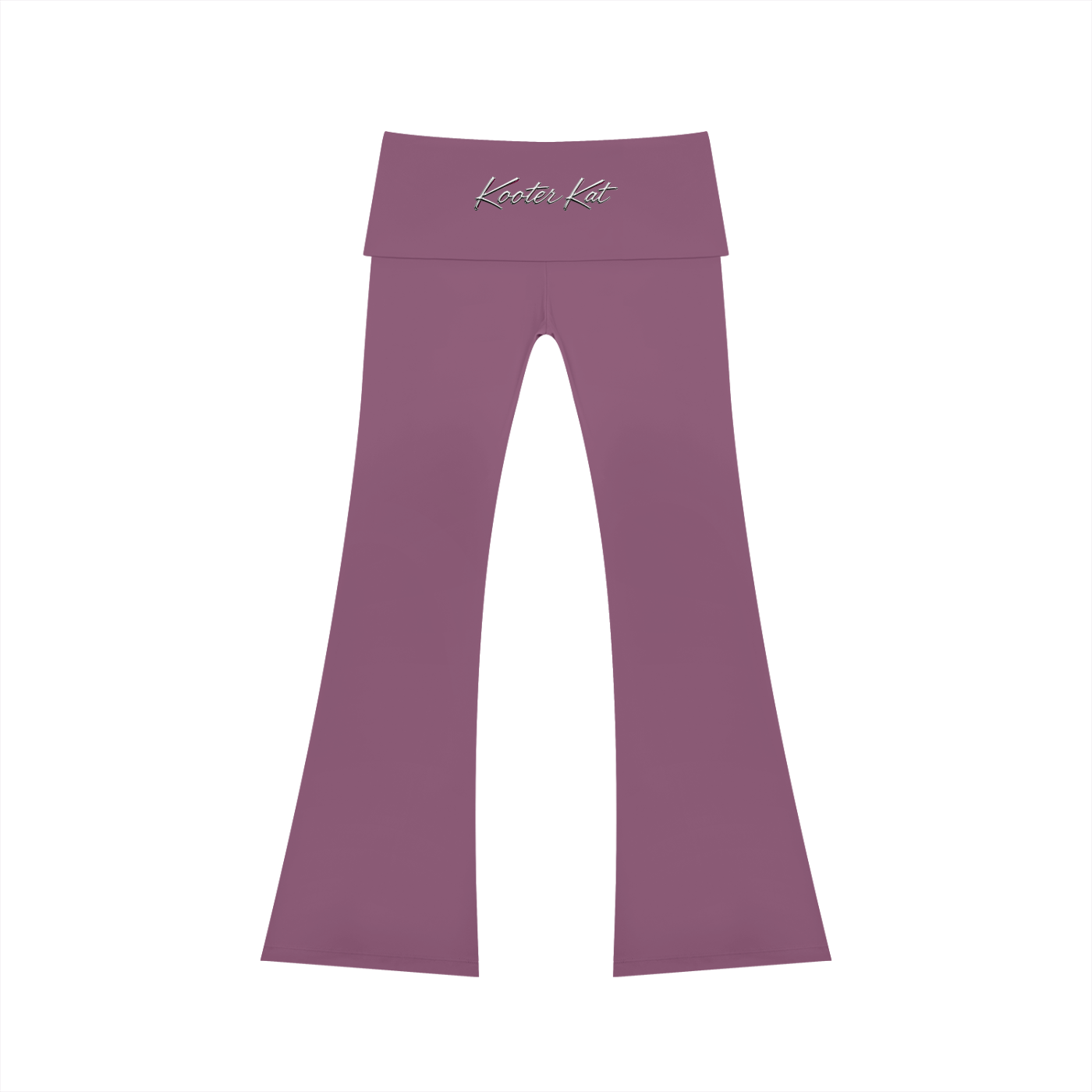Kooter Kat  High Rise Flared Yoga Pants