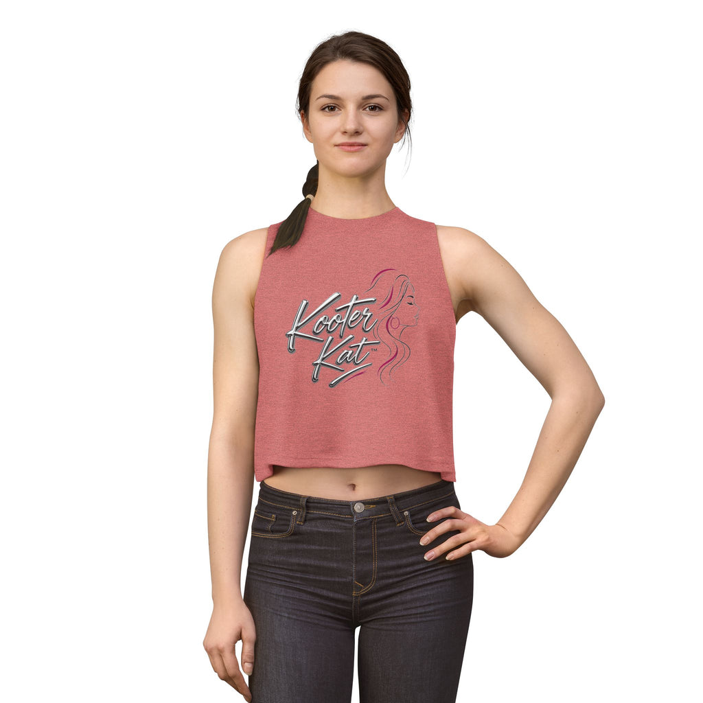 Kooter Kat Women's Crop Top — Script Logo & Feminine Silhouette