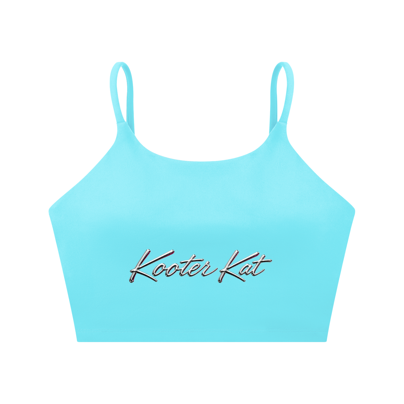 Kooter Kat Spaghetti Strap Yoga Sports Bra