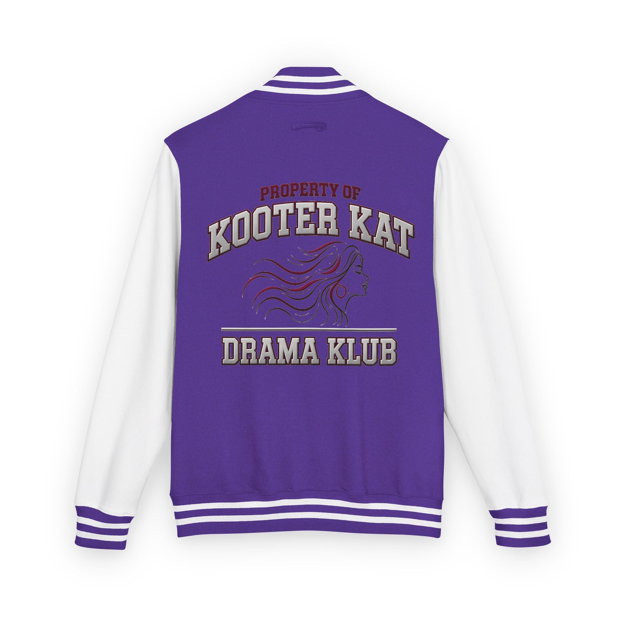 Letterman Jacket — "Property of Kooter Kat Drama Klub" Vintage School Varsity Jacket