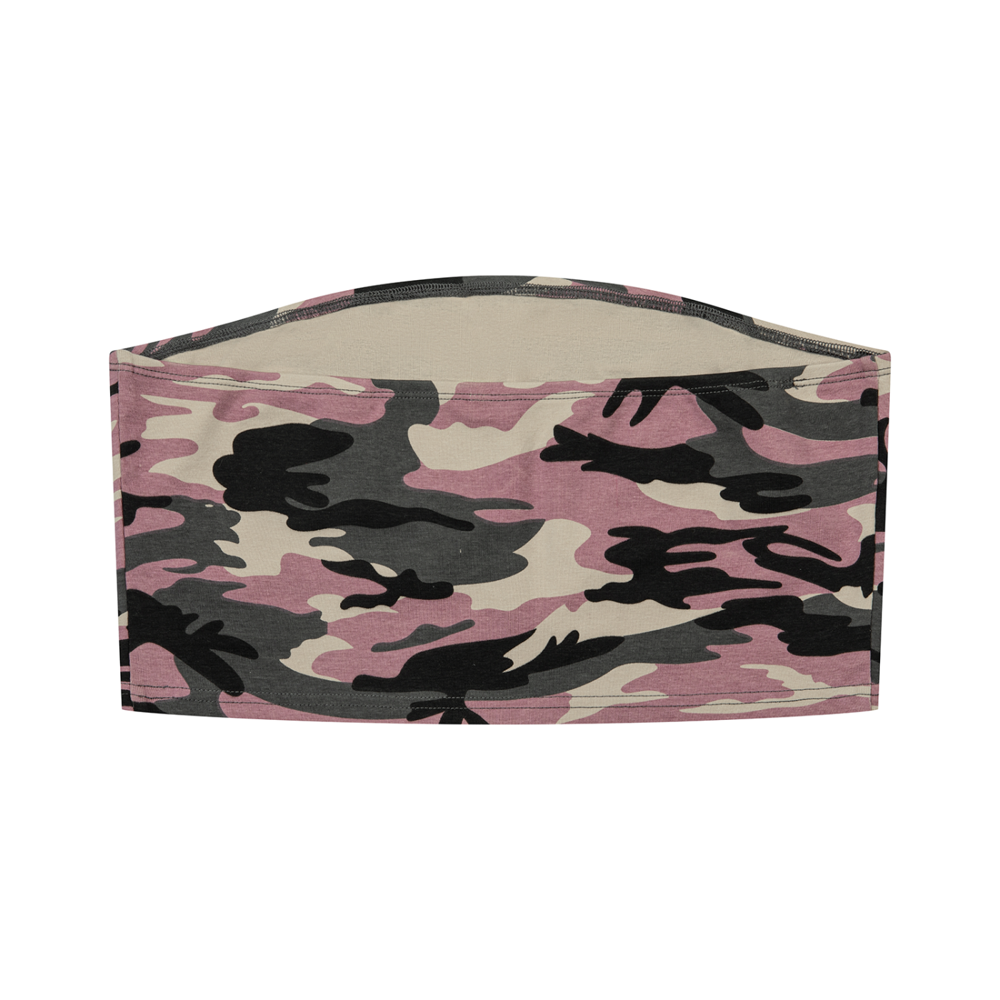 Kooter Kat Camo Cropped Tube Top