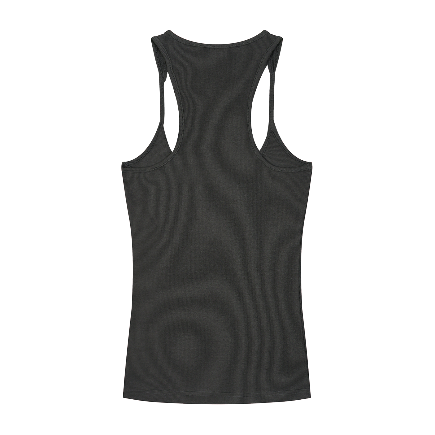 Drama Klub Slim Fit Ribbed Racerback Tank Top