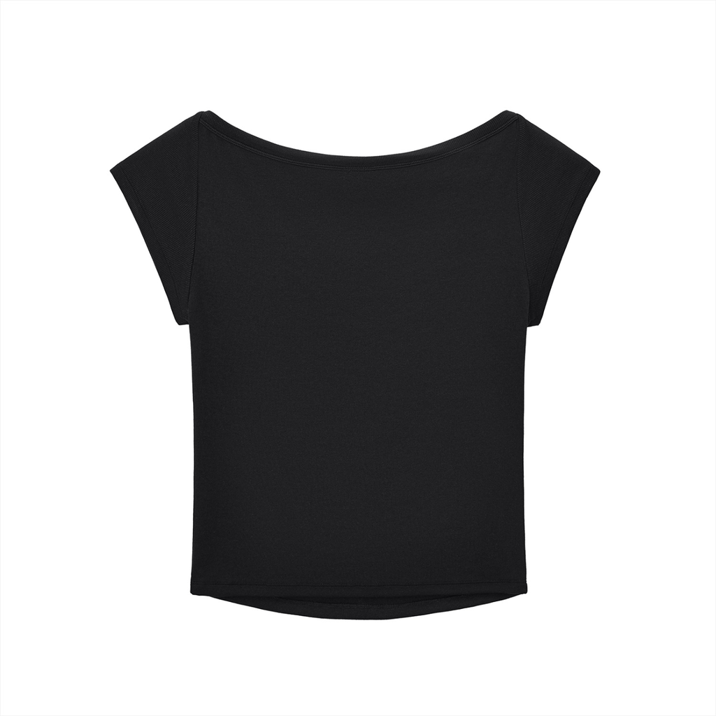 Kooter Kat Essential Wide Neck Baby T-shirt