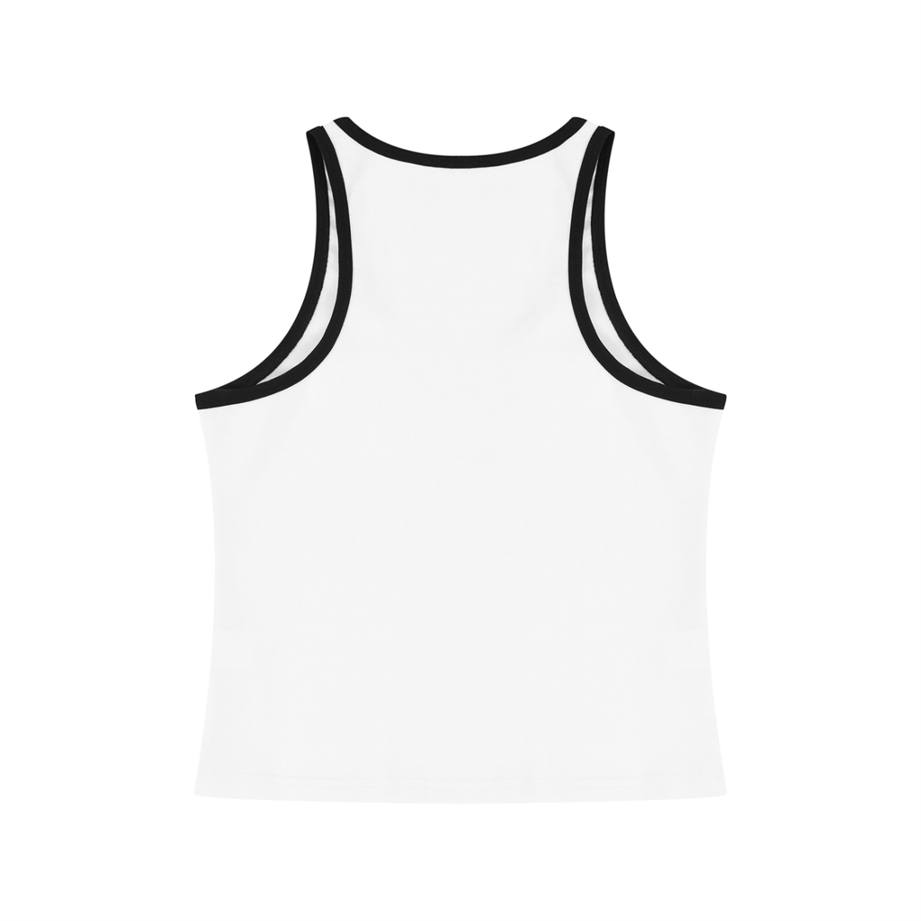 KKU Color Block Cropped Tank Top