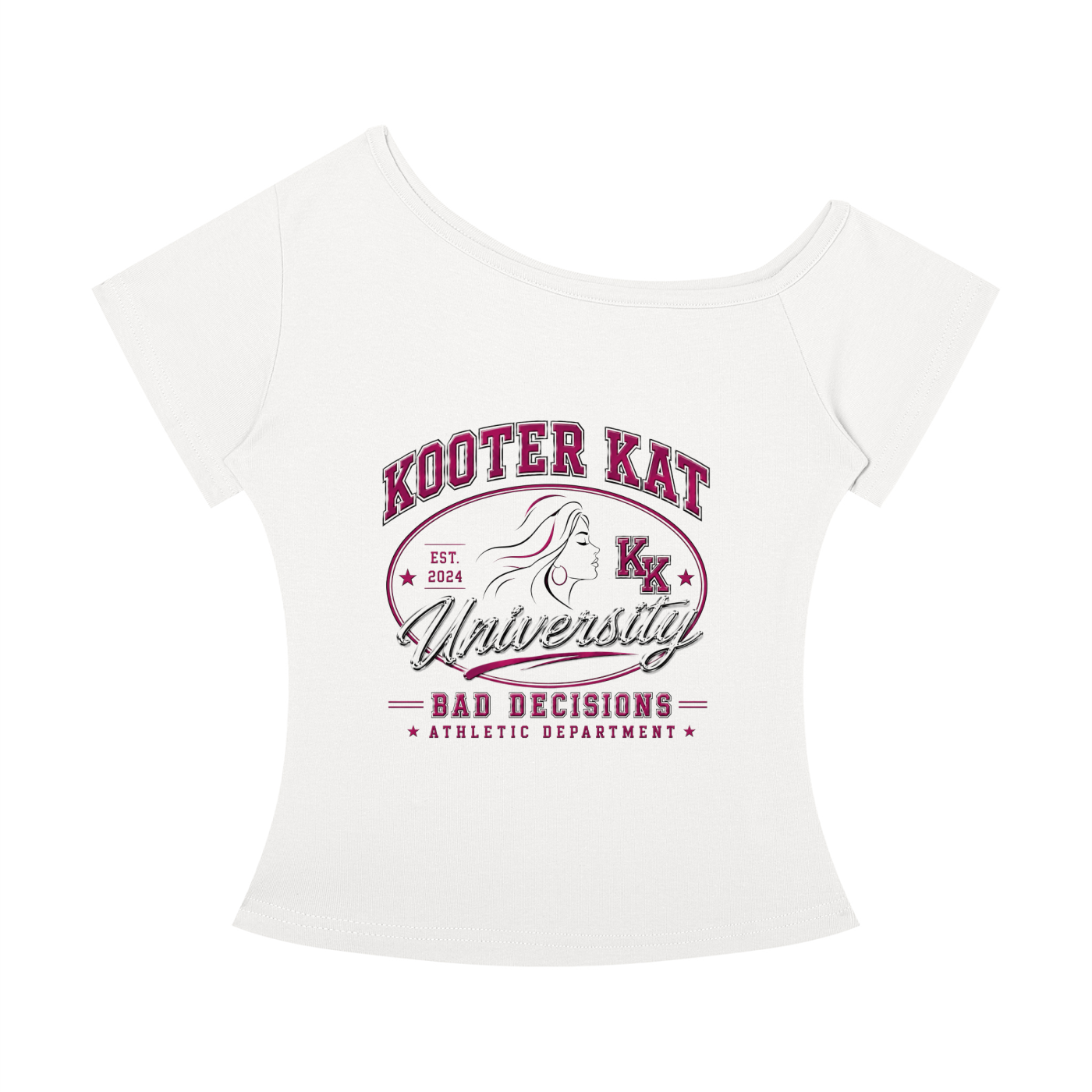KKU Off-the-Shoulder T-Shirt