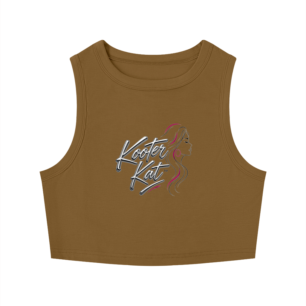 Kooter Kat Tight Crewneck Crop Tank Top