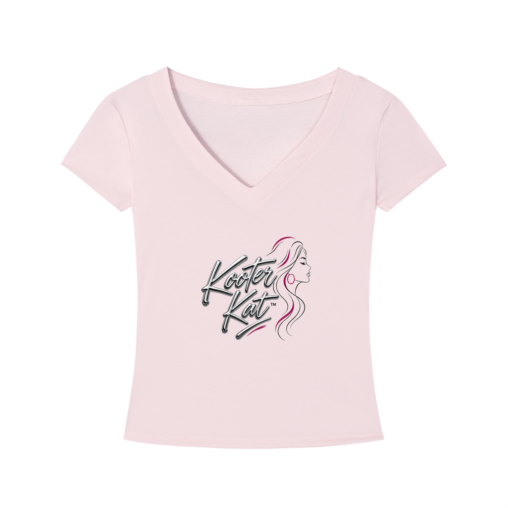 Kooter Kat Slim Fit V-Neck T-Shirt