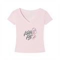 Kooter Kat Slim Fit V-Neck T-Shirt