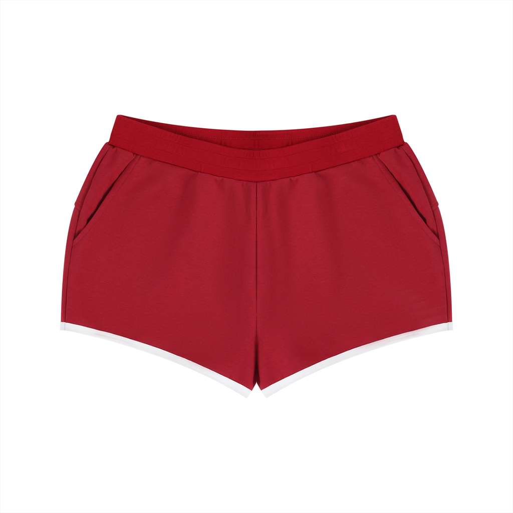 Kooter Kat Retro Contrast Binding Shorts