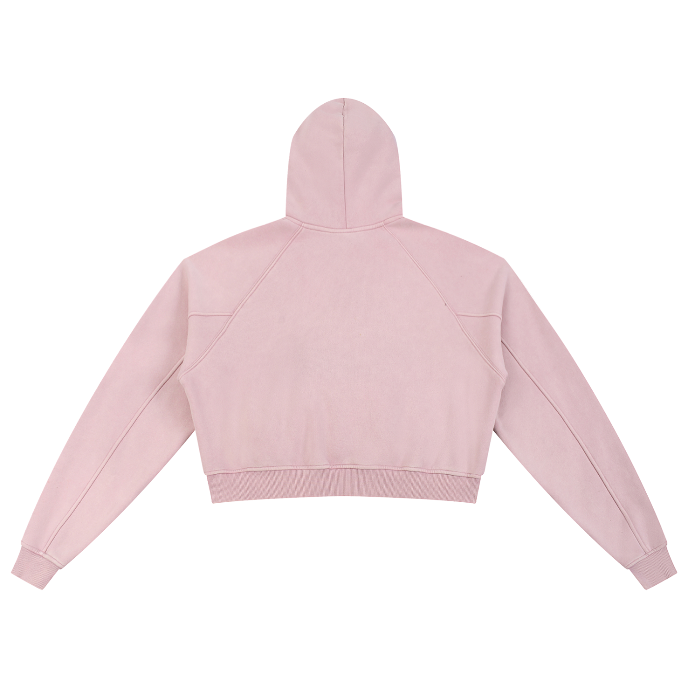 Kooter Kat Snow Washed Cropped Hoodie
