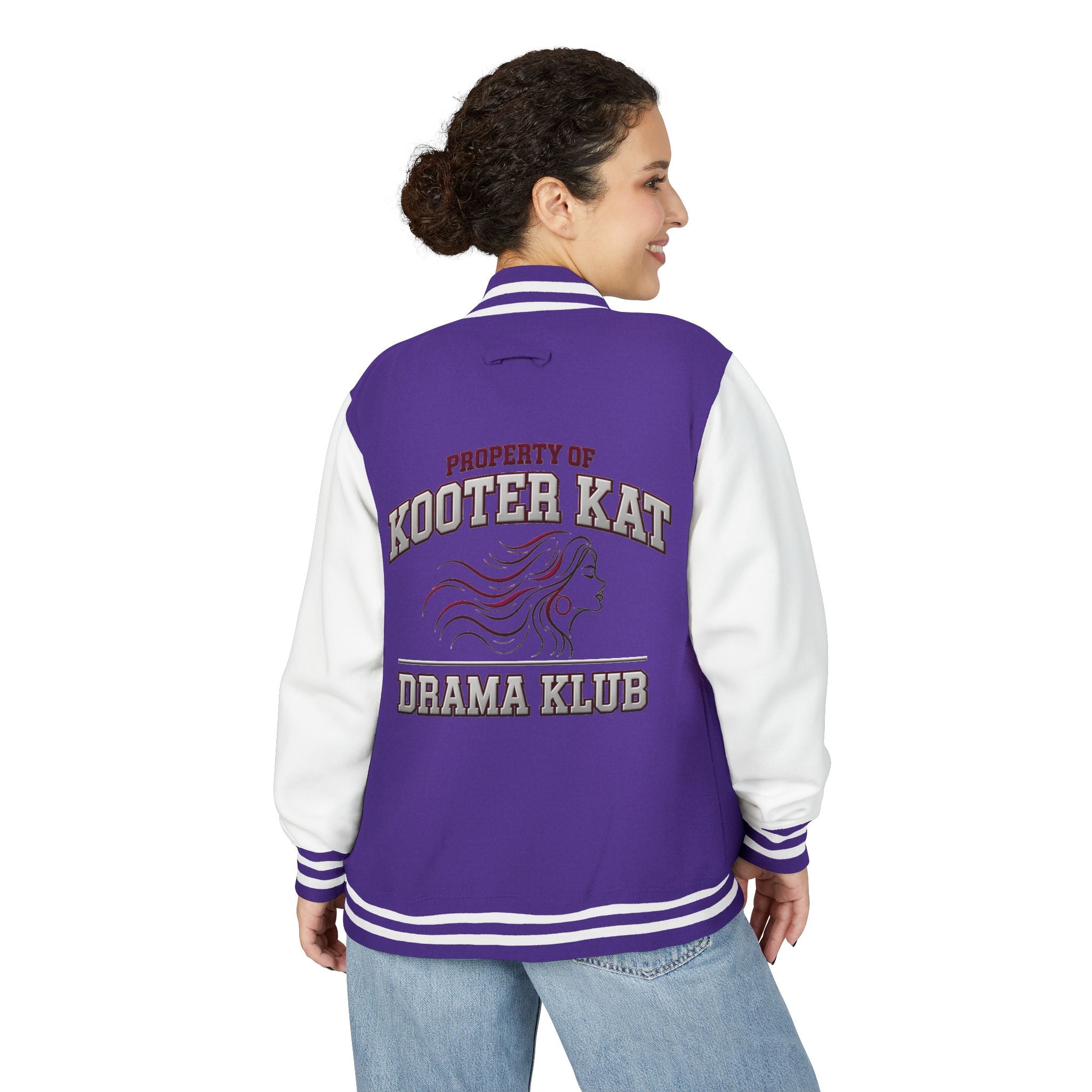 Letterman Jacket — "Property of Kooter Kat Drama Klub" Vintage School Varsity Jacket