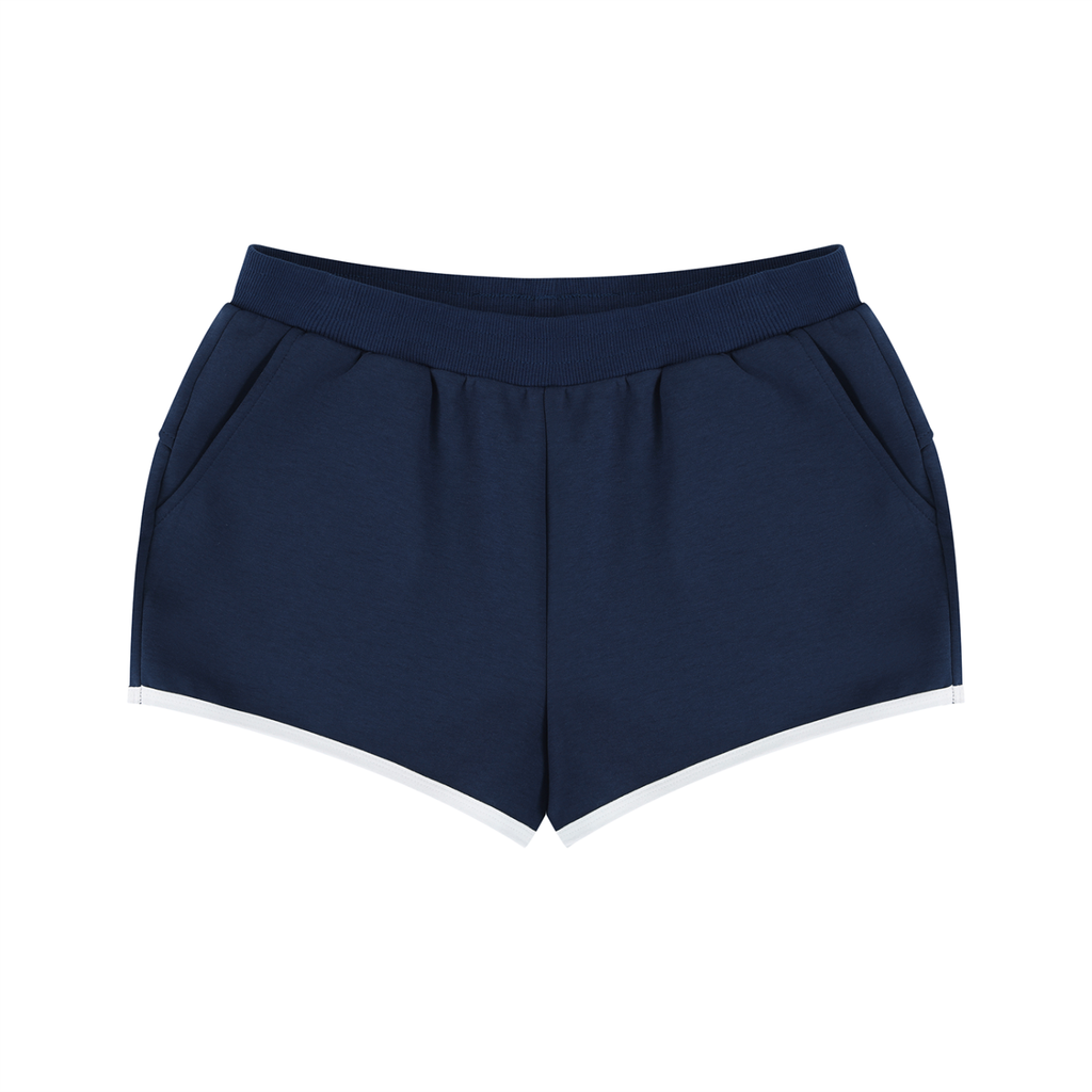 Kooter Kat Retro Contrast Binding Shorts