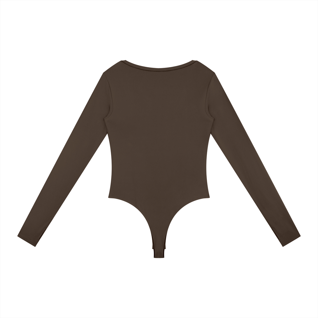 Kooter Kat Tight Long Sleeve Yoga Bodysuit