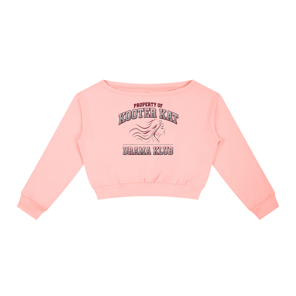 Drama Klub Off-Shoulder Sweatshirt