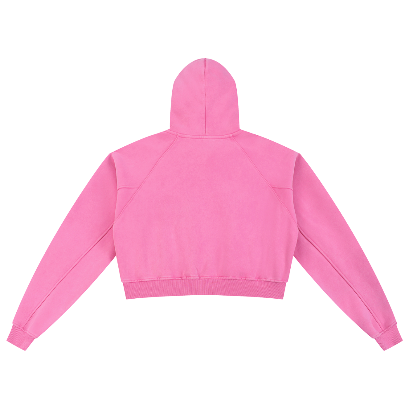 Kooter Kat Snow Washed Cropped Hoodie