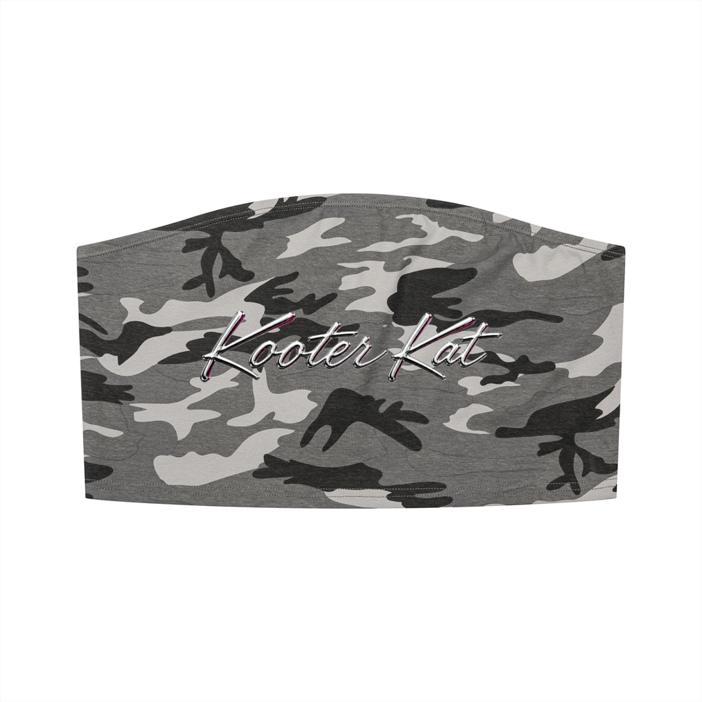 Kooter Kat Camo Cropped Tube Top