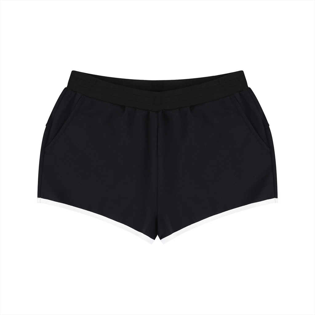 Kooter Kat Retro Contrast Binding Shorts