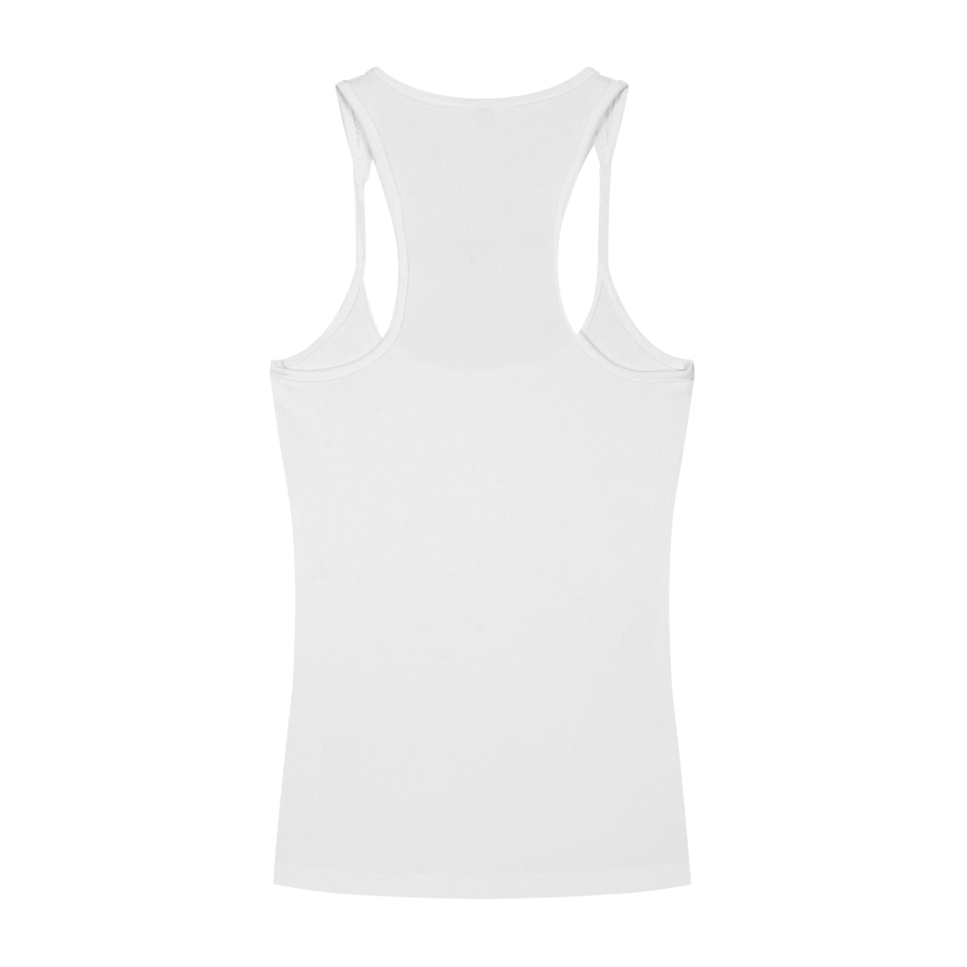 Drama Klub Slim Fit Ribbed Racerback Tank Top