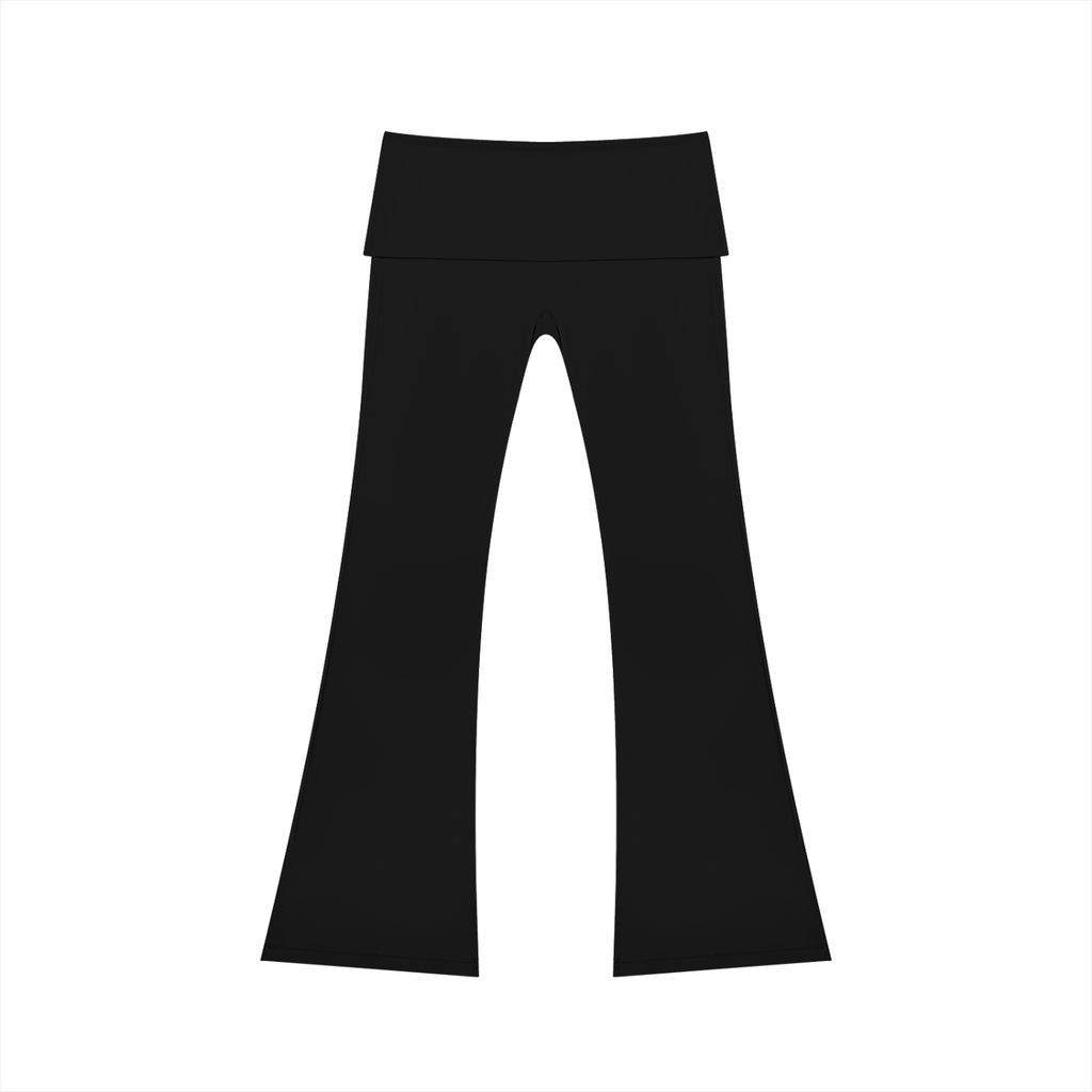 Kooter Kat  High Rise Flared Yoga Pants