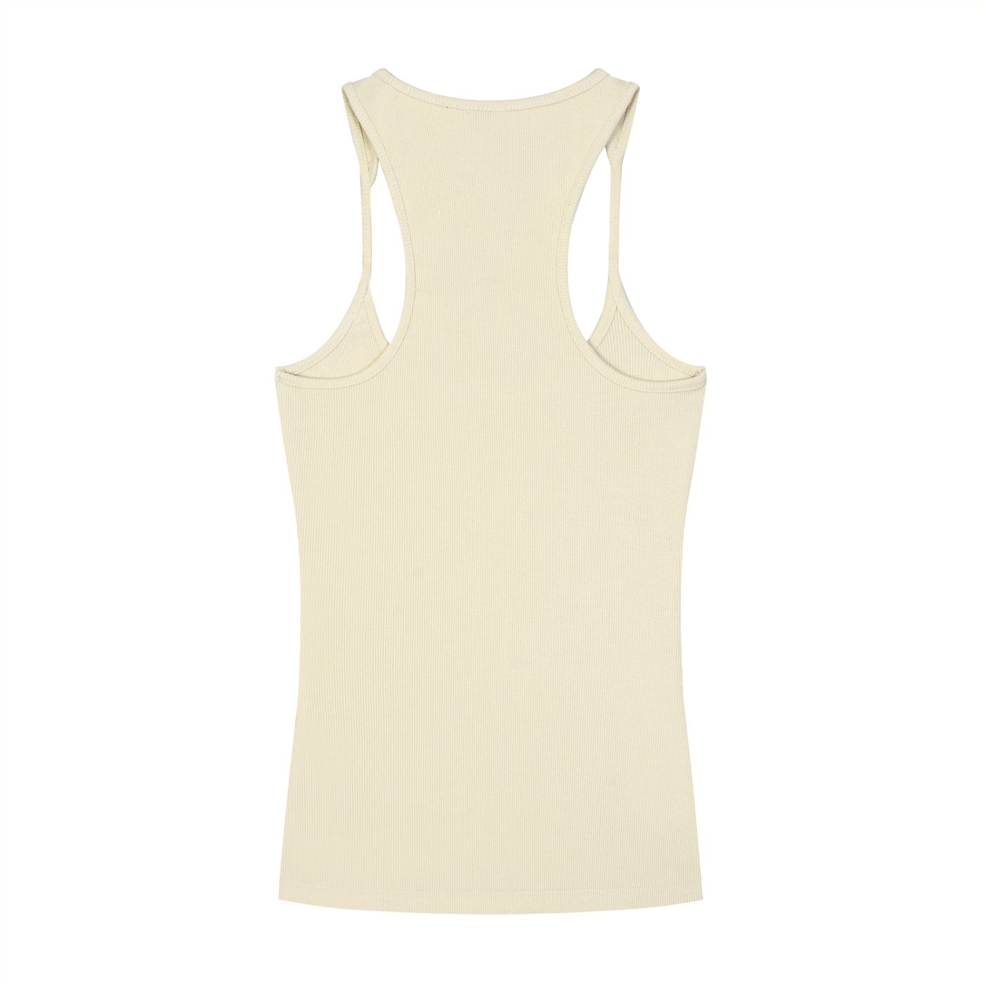 Drama Klub Slim Fit Ribbed Racerback Tank Top