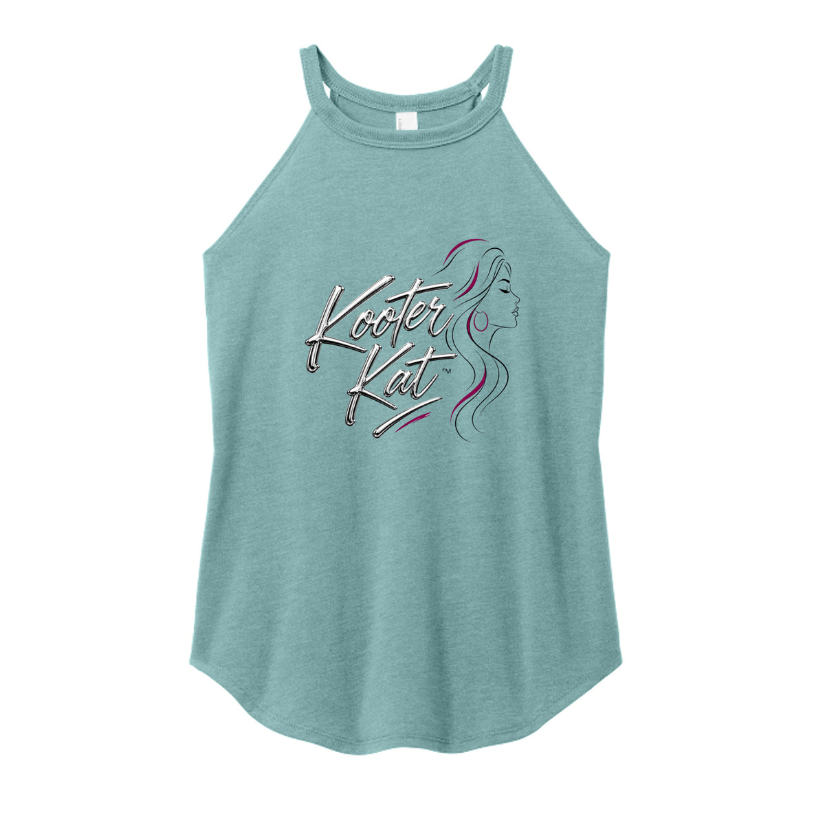Heathered Eucalyptus Blue - DT137L - FRONT