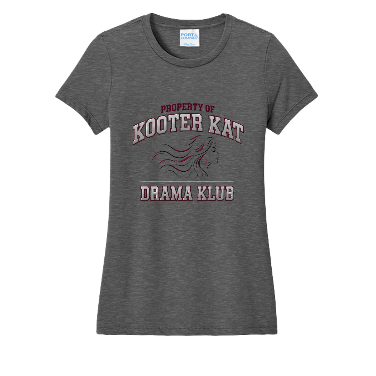 Dark Heather Grey - LPC450 - FRONT